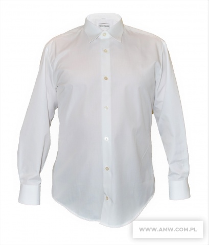 Koszula z długim rękawem koloru białego 
